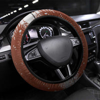 Braaap Christmas Steering Wheel Cover Motocross Santa - Wonder Print Shop