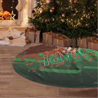 Braaap Christmas Tree Skirt Motocross Santa - Wonder Print Shop