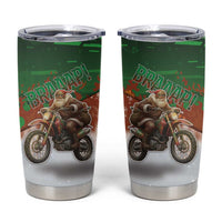 Braaap Christmas Tumbler Cup Motocross Santa - Wonder Print Shop