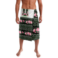 Green Romanian National Costume Lavalava Peony Flowers Traditional Folk Pattern - Wonder Print Shop