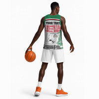 Personalized Sudan Basketball Jersey Secretary Bird With Typography Patterns - Wonder Print Shop