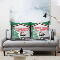 Sudan Pillow Cover Secretary Bird With Typography Patterns - Wonder Print Shop