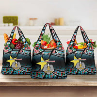 South Sudan Grocery Bag Geometric African Patterns - Wonder Print Shop