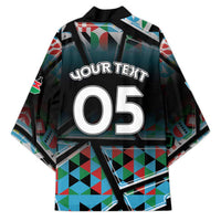 Custom South Sudan Kimono Geometric African Patterns - Wonder Print Shop