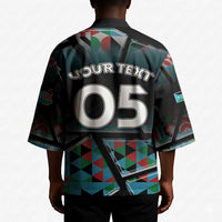 Custom South Sudan Kimono Geometric African Patterns - Wonder Print Shop