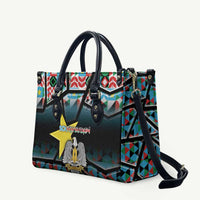South Sudan Leather Bag Geometric African Patterns - Wonder Print Shop