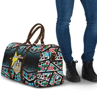 South Sudan Travel Bag Geometric African Patterns - Wonder Print Shop