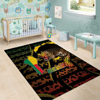 Benin Area Rug Powerful African Leopard - Wonder Print Shop