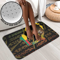 Benin Bathroom Set Powerful African Leopard - Wonder Print Shop