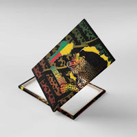 Benin Canvas Wall Art Powerful African Leopard - Wonder Print Shop