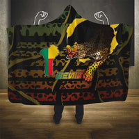 Benin Hooded Blanket Powerful African Leopard - Wonder Print Shop