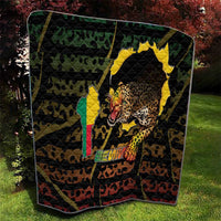 Benin Quilt Powerful African Leopard - Wonder Print Shop