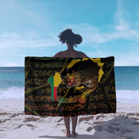 Benin Sarong Powerful African Leopard - Wonder Print Shop