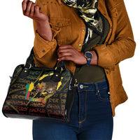 Benin Shoulder Handbag Powerful African Leopard - Wonder Print Shop