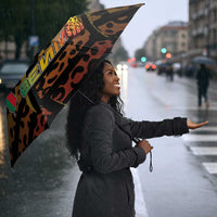 Benin Umbrella Powerful African Leopard - Wonder Print Shop