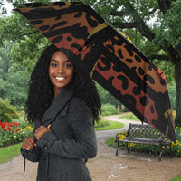 Benin Umbrella Powerful African Leopard - Wonder Print Shop