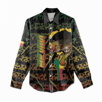 Personalized Benin Women Casual Shirt Powerful African Leopard - Wonder Print Shop
