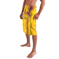 Custom Colombia Football Lavalava Tropical Orchid Floral Pattern With Coat Of Arms