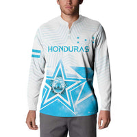 Personalized Honduras Button Sweatshirt A Nation of Stars Unity in Light - Wonder Print Shop
