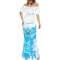 Personalized Honduras Mermaid Dress A Nation of Stars Unity in Light - Wonder Print Shop