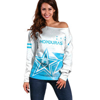 Personalized Honduras Off Shoulder Sweater A Nation of Stars Unity in Light - Wonder Print Shop