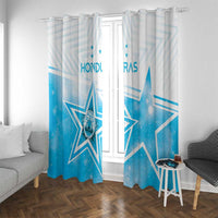 Honduras Window Curtain A Nation of Stars Unity in Light - Wonder Print Shop