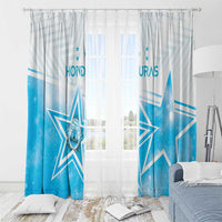 Honduras Window Curtain A Nation of Stars Unity in Light - Wonder Print Shop