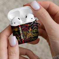 Belgium AirPods Case Lion Holding Flag - Wonder Print Shop