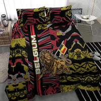Belgium Bedding Set Lion Holding Flag - Wonder Print Shop