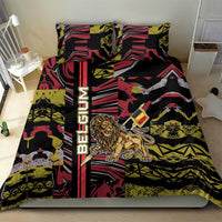 Belgium Bedding Set Lion Holding Flag - Wonder Print Shop