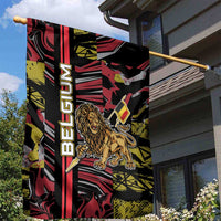 Belgium Garden Flag Lion Holding Flag - Wonder Print Shop