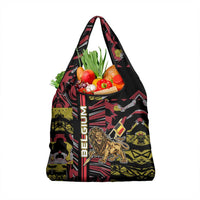 Belgium Grocery Bag Lion Holding Flag - Wonder Print Shop