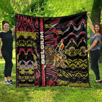 Belgium Quilt Lion Holding Flag - Wonder Print Shop