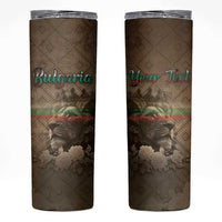 Personalized Bulgaria Skinny Tumbler Lion King Is Pride - Wonder Print Shop