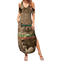 Personalized Bulgaria Summer Maxi Dress Lion King Is Pride - Wonder Print Shop