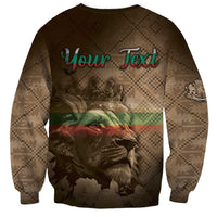 Personalized Bulgaria Sweatshirt Lion King Is Pride - Wonder Print Shop