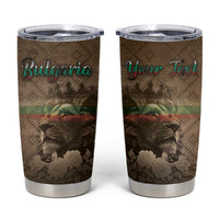 Personalized Bulgaria Tumbler Cup Lion King Is Pride - Wonder Print Shop