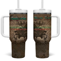 Personalized Bulgaria Tumbler With Handle Lion King Is Pride - Wonder Print Shop