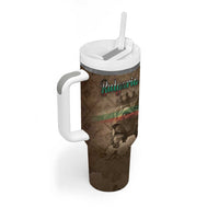Personalized Bulgaria Tumbler With Handle Lion King Is Pride - Wonder Print Shop