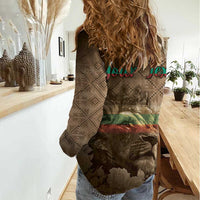 Personalized Bulgaria Women Casual Shirt Lion King Is Pride - Wonder Print Shop