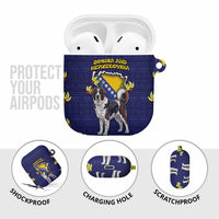 Bosnia And Herzegovina AirPods Case The Tornjak With Lilium Bosniacum - Wonder Print Shop