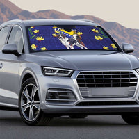 Bosnia And Herzegovina Auto Sun Shade The Tornjak With Lilium Bosniacum - Wonder Print Shop