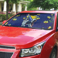 Bosnia And Herzegovina Auto Sun Shade The Tornjak With Lilium Bosniacum - Wonder Print Shop