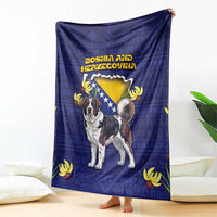 Bosnia And Herzegovina Blanket The Tornjak With Lilium Bosniacum - Wonder Print Shop