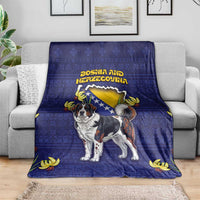 Bosnia And Herzegovina Blanket The Tornjak With Lilium Bosniacum - Wonder Print Shop