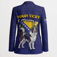 Personalized Bosnia And Herzegovina Blazer The Tornjak With Lilium Bosniacum - Wonder Print Shop