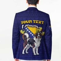 Personalized Bosnia And Herzegovina Blazer The Tornjak With Lilium Bosniacum - Wonder Print Shop