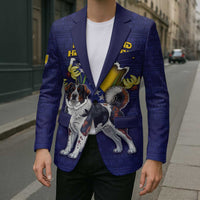 Personalized Bosnia And Herzegovina Blazer The Tornjak With Lilium Bosniacum - Wonder Print Shop