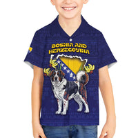 Personalized Bosnia And Herzegovina Family Matching Puletasi and Hawaiian Shirt The Tornjak With Lilium Bosniacum - Wonder Print Shop