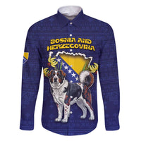 Personalized Bosnia And Herzegovina Family Matching Short Sleeve Bodycon Dress and Hawaiian Shirt The Tornjak With Lilium Bosniacum - Wonder Print Shop